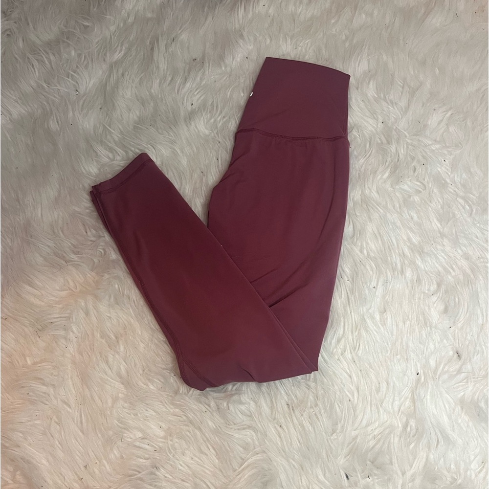 pink lululemon leggings size 4